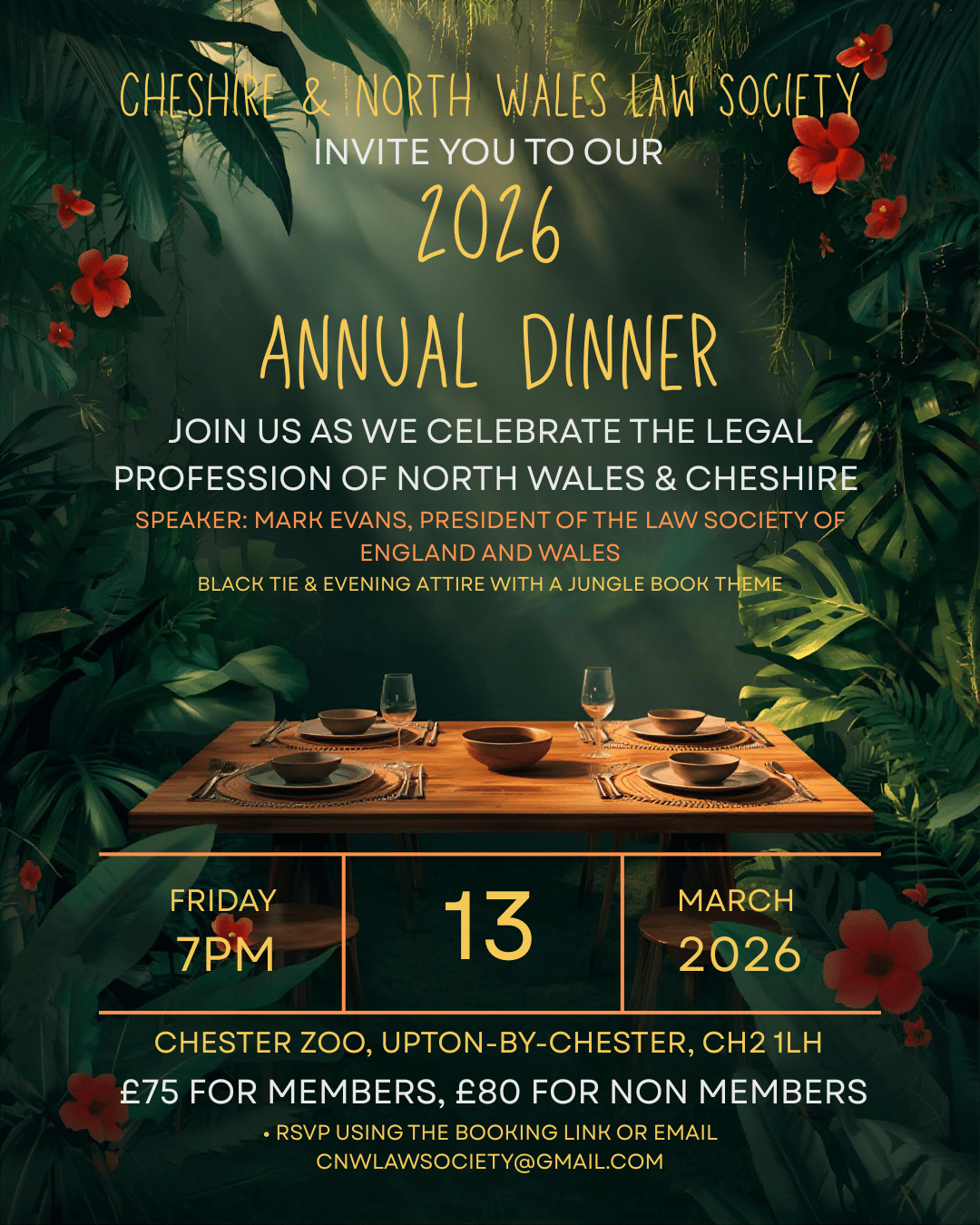 CNWLS Jungle Dinner Party 2026